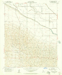 East Elk Hills 1954 topographic map thumbnail