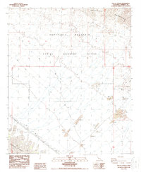 East of Acolita 1988 topographic map thumbnail
