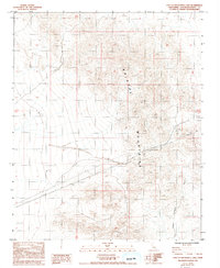East of Broadwell Lake 1985 topographic map thumbnail