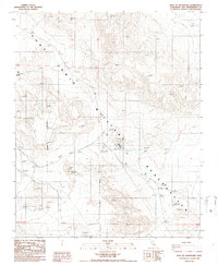 East of Goldstone 1986 topographic map thumbnail