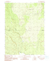 East of Pondosa 1990 topographic map thumbnail