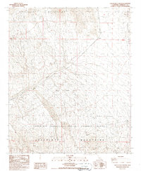 East of Red Canyon 1987 topographic map thumbnail