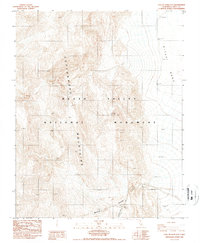 East of Sand Flat 1987 topographic map thumbnail