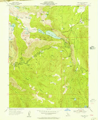 Echo Lake 1955 topographic map thumbnail