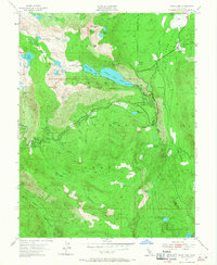 Echo Lake 1955 topographic map thumbnail