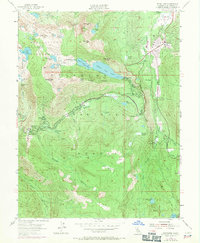Echo Lake 1955 topographic map thumbnail