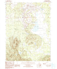 Egg Lake 1990 topographic map thumbnail