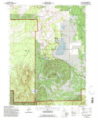 Egg Lake 1993 topographic map thumbnail