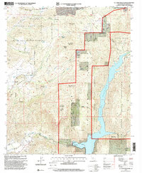 El Cajon Mountain 1997 topographic map thumbnail