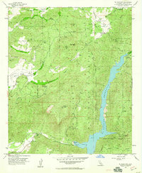El Cajon Mtn 1955 topographic map thumbnail