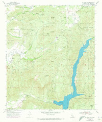 El Cajon Mtn 1955 topographic map thumbnail