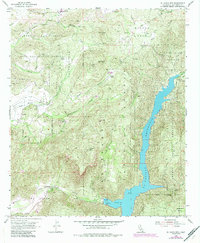 El Cajon Mtn 1955 topographic map thumbnail