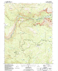 El Capitan 1992 topographic map thumbnail