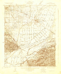 El Monte 1923 topographic map thumbnail