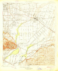 El Monte 1926 topographic map thumbnail