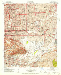 El Monte 1953 topographic map thumbnail