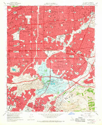 El Monte 1966 topographic map thumbnail