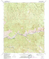 El Portal 1992 topographic map thumbnail