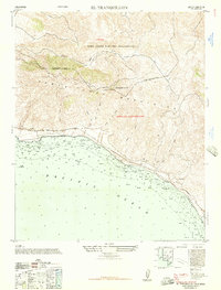 El Tranquillon 1947 topographic map preview