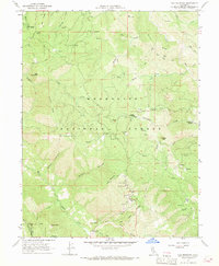 Elk Mountain 1967 topographic map thumbnail