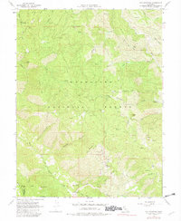 Elk Mountain 1967 topographic map thumbnail