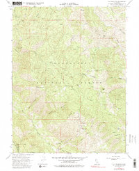Elk Mountain 1967 topographic map thumbnail