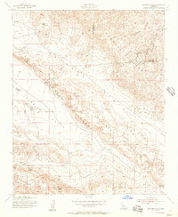 Elkhorn Hills 1954 topographic map thumbnail