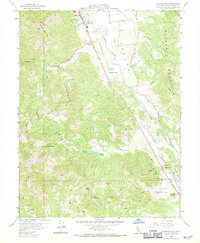 Elledge Peak 1958 topographic map thumbnail