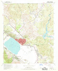 Elsinore 1953 topographic map thumbnail