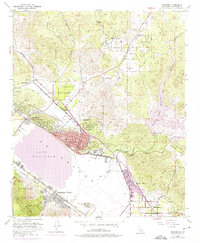 Elsinore 1953 topographic map thumbnail