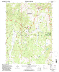 Emerson Peak 1993 topographic map thumbnail