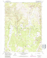 Emerson Peak 1962 topographic map thumbnail
