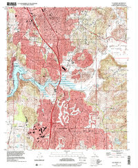 Escondido 1996 topographic map thumbnail