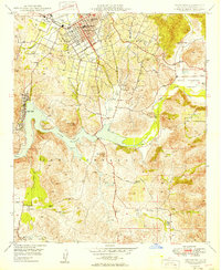 Escondido 1949 topographic map thumbnail