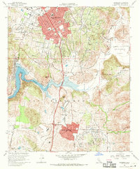 Escondido 1968 topographic map thumbnail