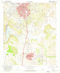 Escondido 1968 topographic map thumbnail