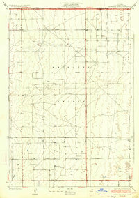 Esperanza School 1934 topographic map thumbnail