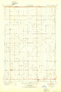 Esperanza School 1951 topographic map thumbnail