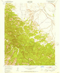 Espinosa Canyon 1949 topographic map thumbnail