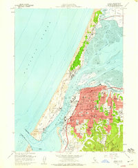 Eureka 1958 topographic map thumbnail