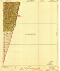 Evey Canyon 1940 topographic map thumbnail
