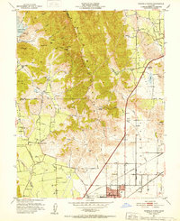 Fairfield North 1951 topographic map thumbnail