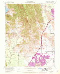 Fairfield North 1951 topographic map thumbnail