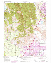 Fairfield North 1951 topographic map thumbnail