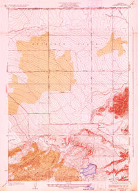 Fairmont 1937 topographic map thumbnail