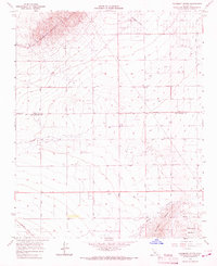 Fairmont Butte 1965 topographic map thumbnail
