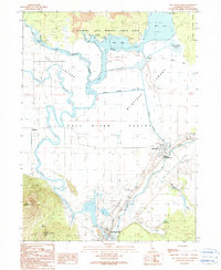 Fall River Mills 1990 topographic map thumbnail