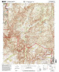 Fallbrook 1997 topographic map thumbnail