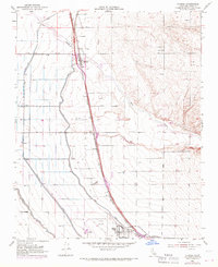 Famoso 1953 topographic map thumbnail