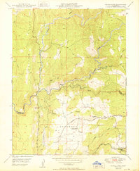 Fiddletown 1950 topographic map thumbnail